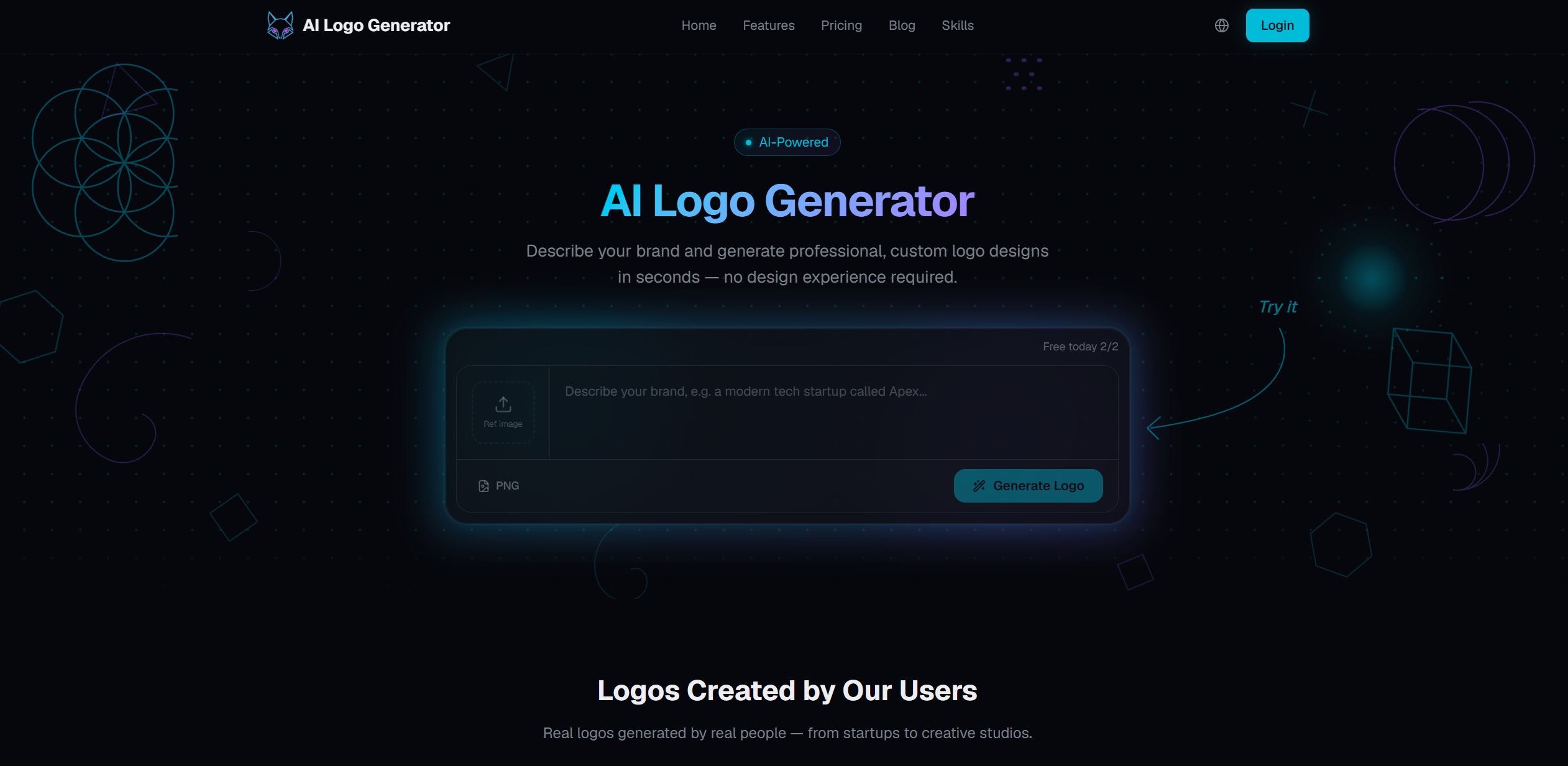 AI Logo Generator screenshot