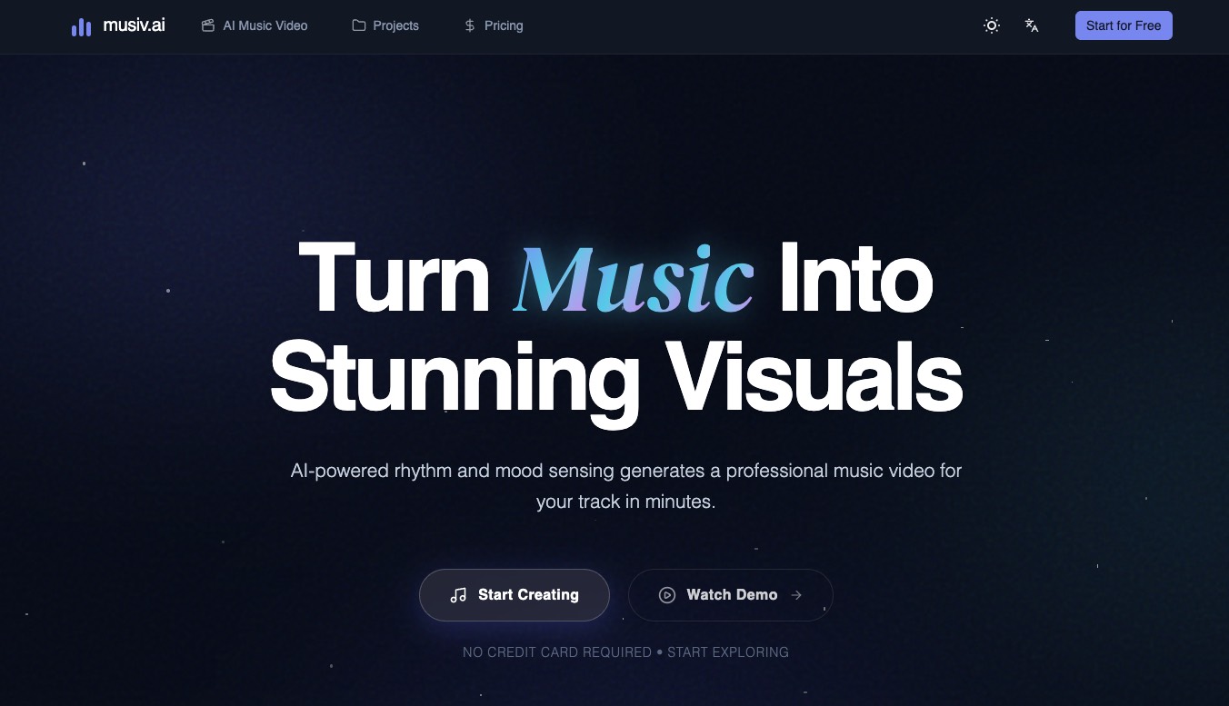 Musiv AI screenshot