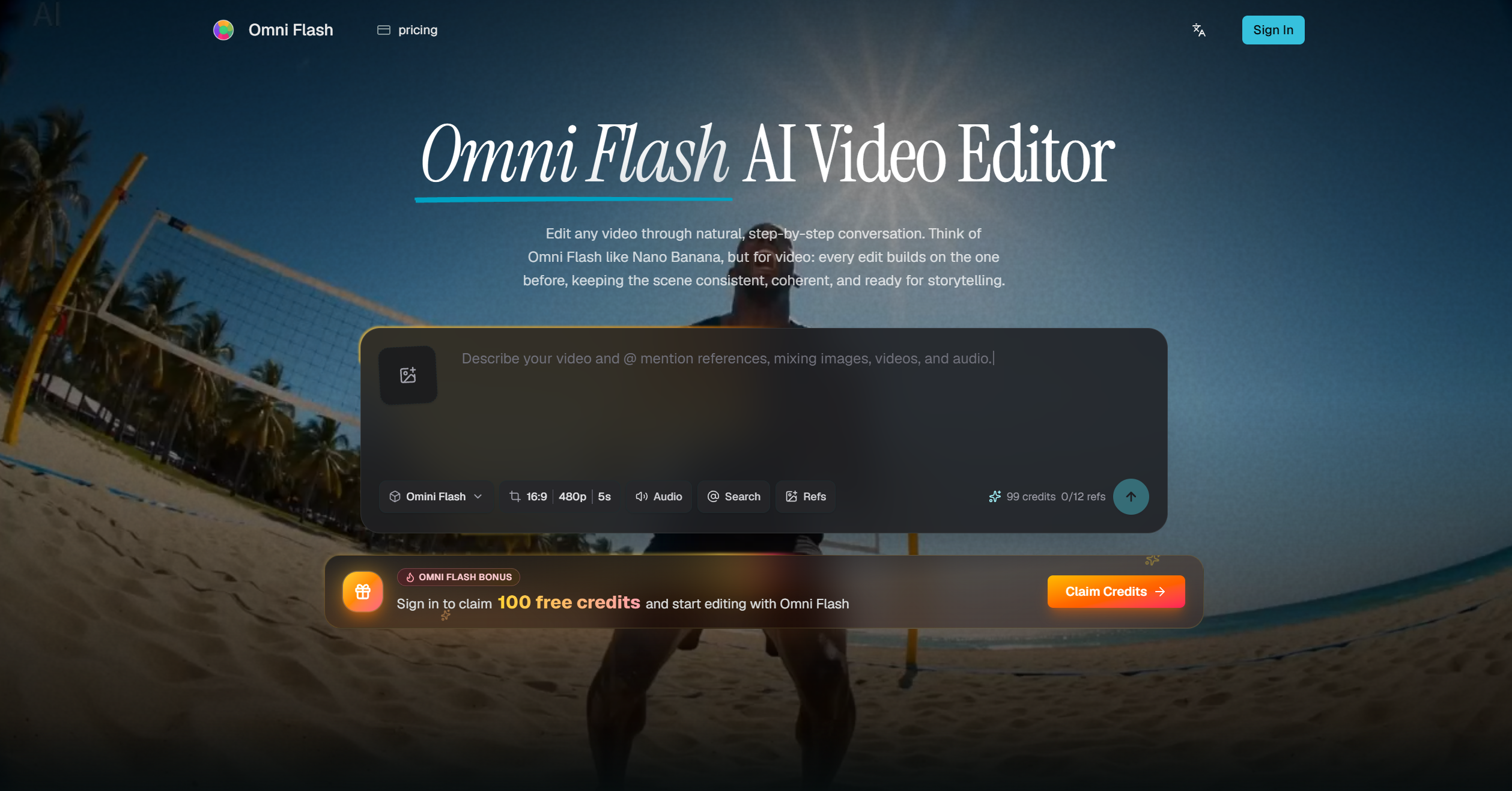 Omni Flash AI screenshot